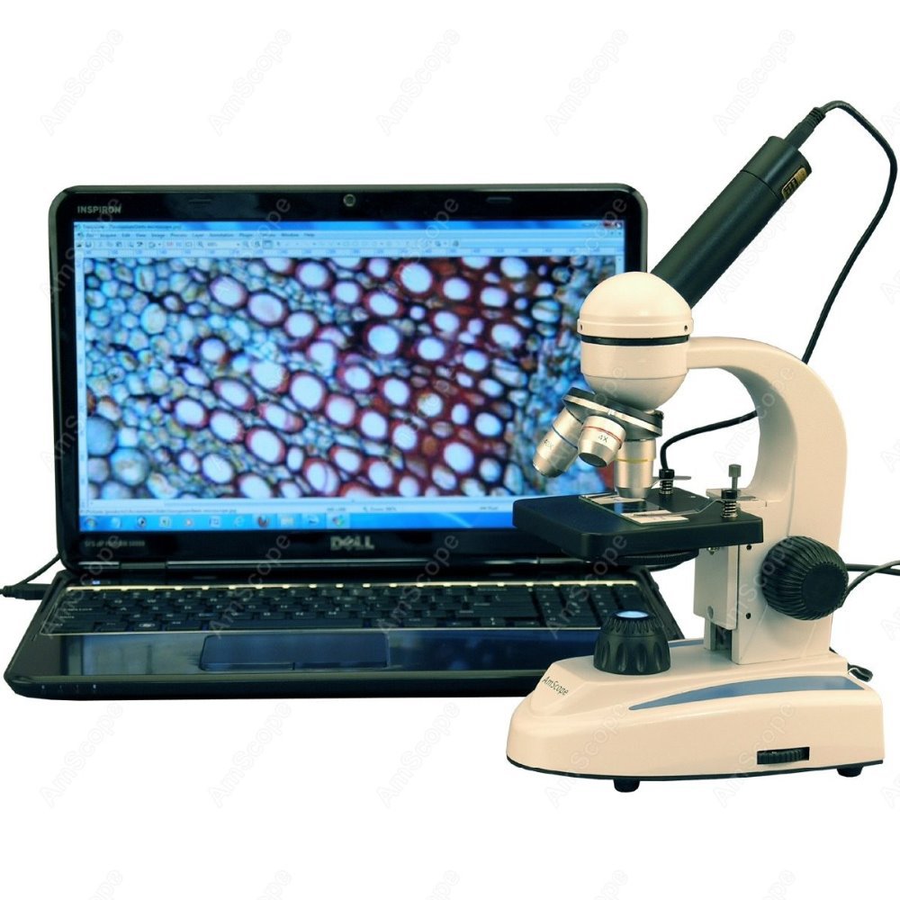 Amscope Microscope Kid Microscope - AmScope Student Kids Metal Frame Glass