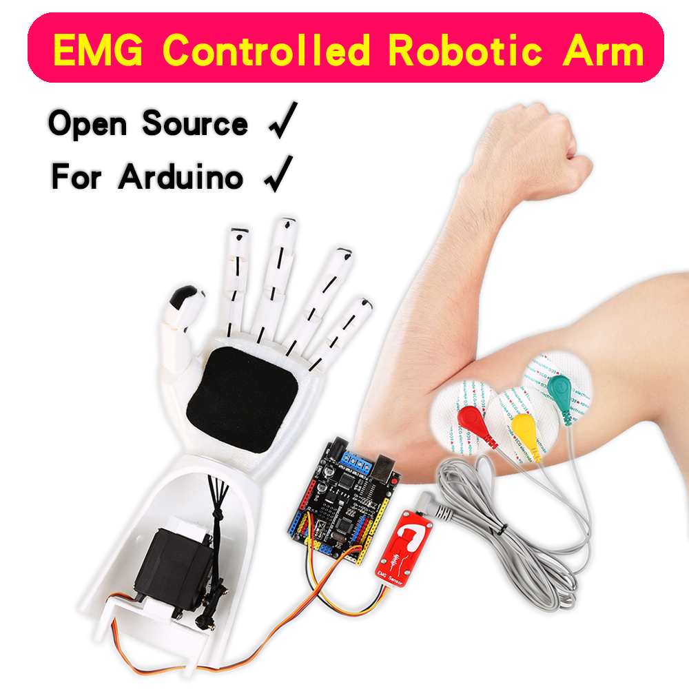EMG Sensor Robotic Arm Electri - огляд і ціна Science Project
