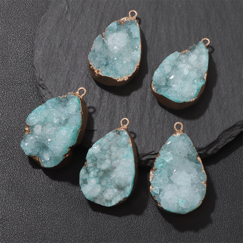 1PC Natural Agate Geode Pendan - огляд і ціна Science Nature