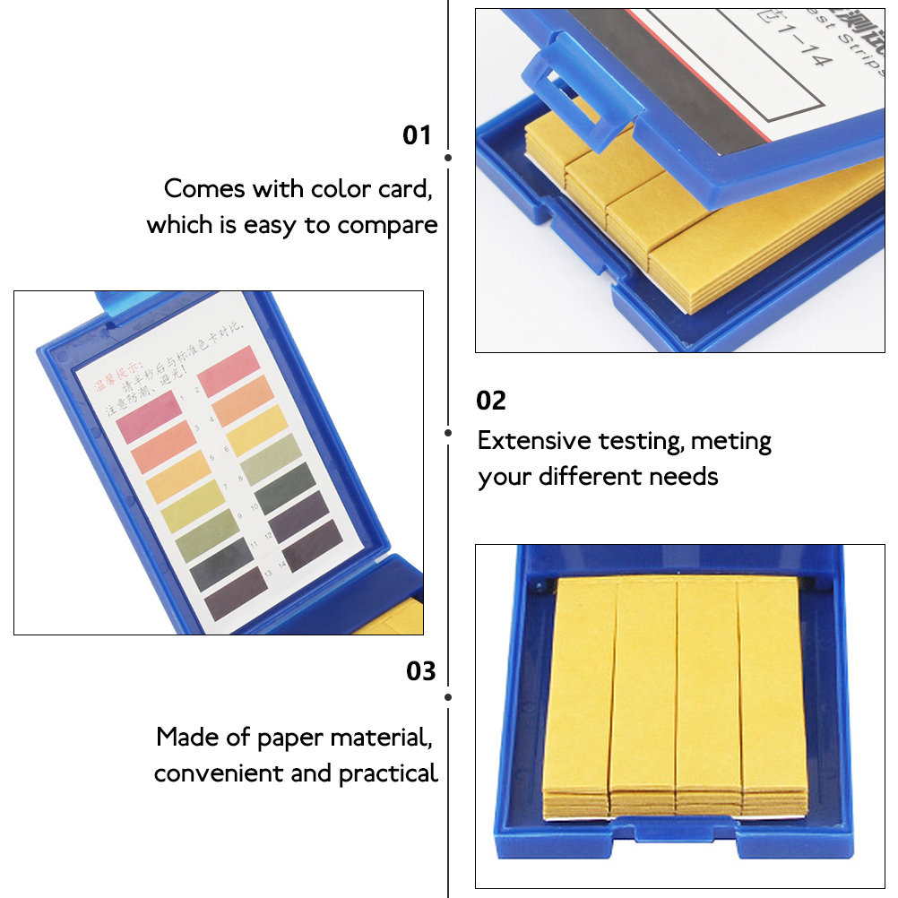 80Pcs PH Test Paper 1-14 Accur - огляд і ціна Ph Strip Test